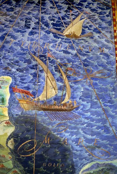 The Tyrrhenian Sea (detail) by Ignazio Danti